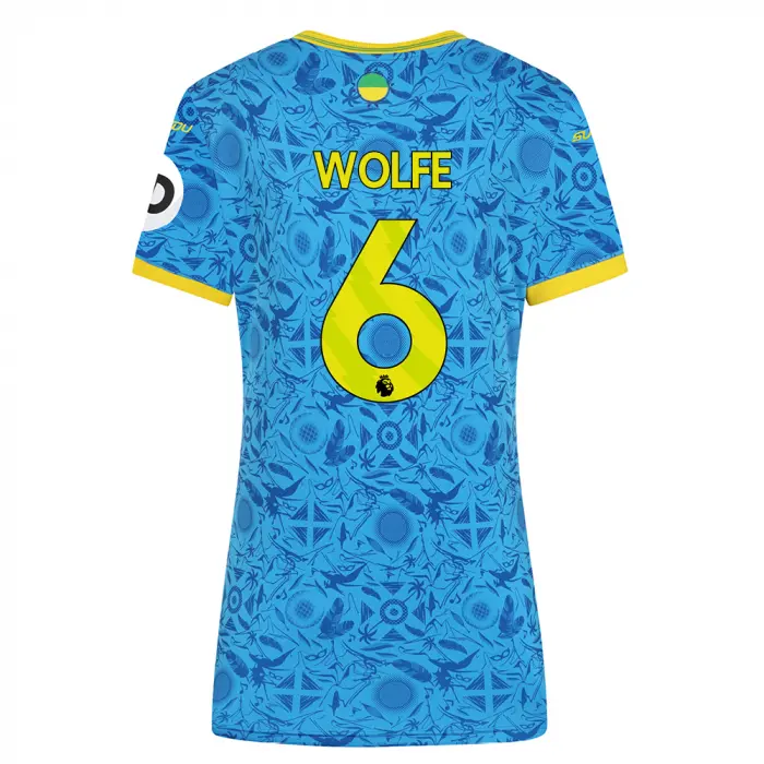 Wolverhampton Wanderers Shirt Store | 2025-26 Wolves Third Shirt – Womens WOLFE 6 Collection Wolverhampton Wanderers Official Gear
